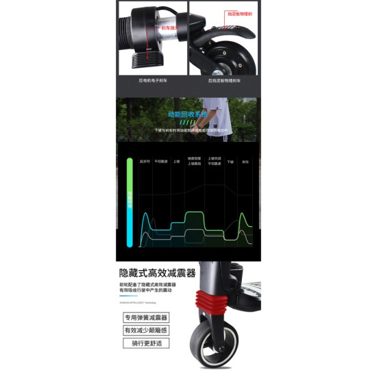 H4 電動滑板車 成人 折疊 迷你 代步車 可放入特斯拉前車廂