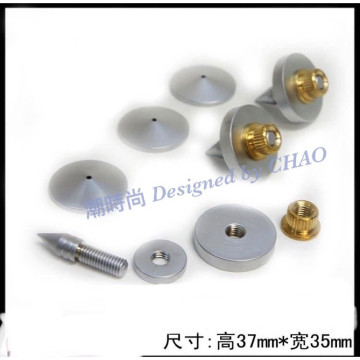 純銅磨砂鍍鋁 音響腳釀腳架 機架音箱避震腳釀 底影腳釀墊片