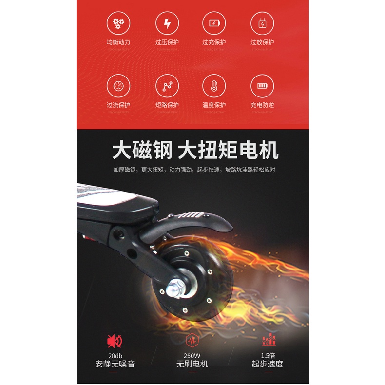 H4 電動滑板車 規格表